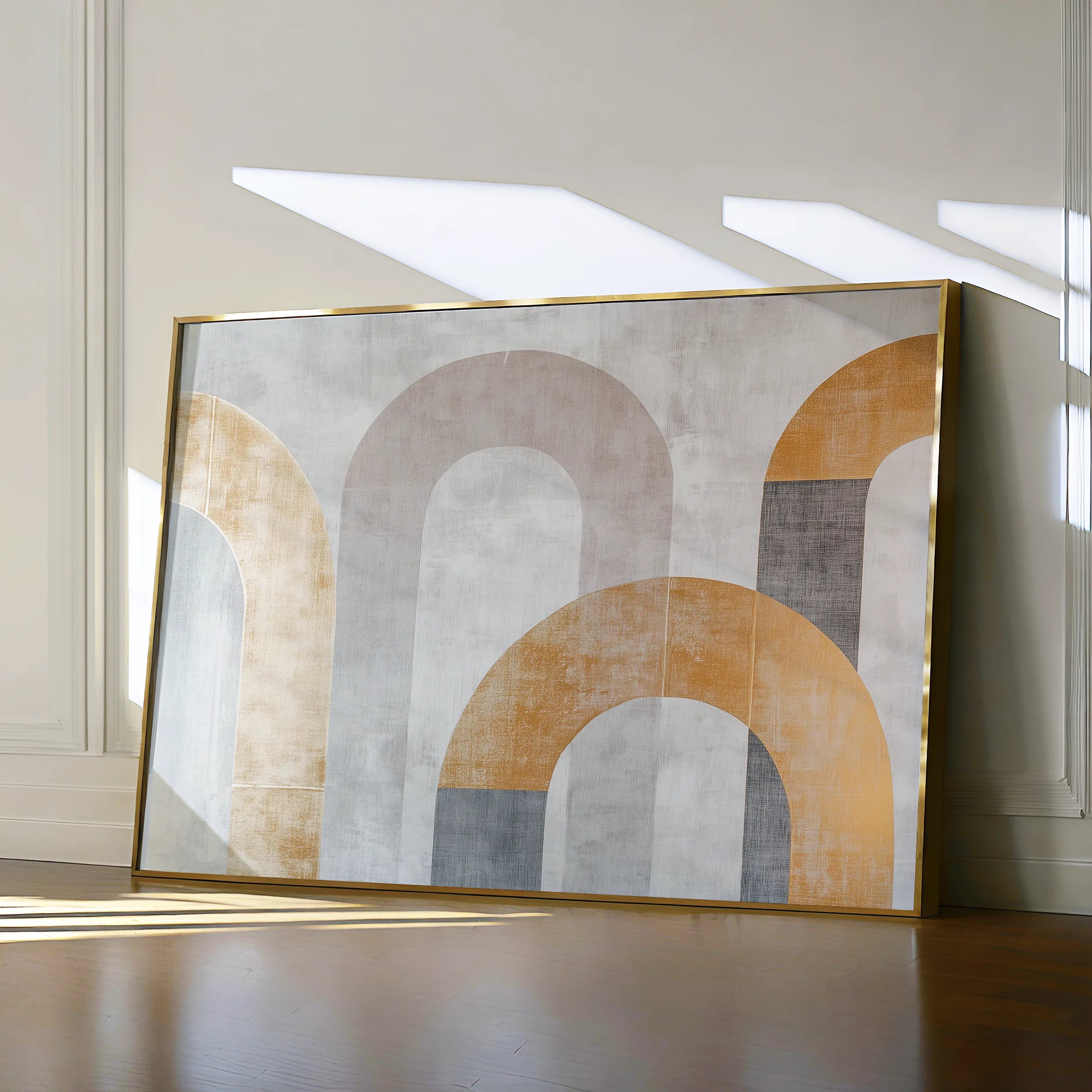 Boho 195 Canvas Art 18" x 24" / 45 x 60 cm / Black