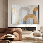 Boho 195 Canvas Art 18" x 24" / 45 x 60 cm / Black