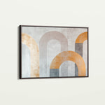 Boho 195 Canvas Art 18" x 24" / 45 x 60 cm / Black