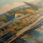 Landscape 195 Canvas Art 18" x 24" / 45 x 60 cm / Black