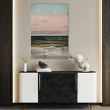 Abstract 1950 Canvas Art 18" x 24" / 45 x 60 cm / Black