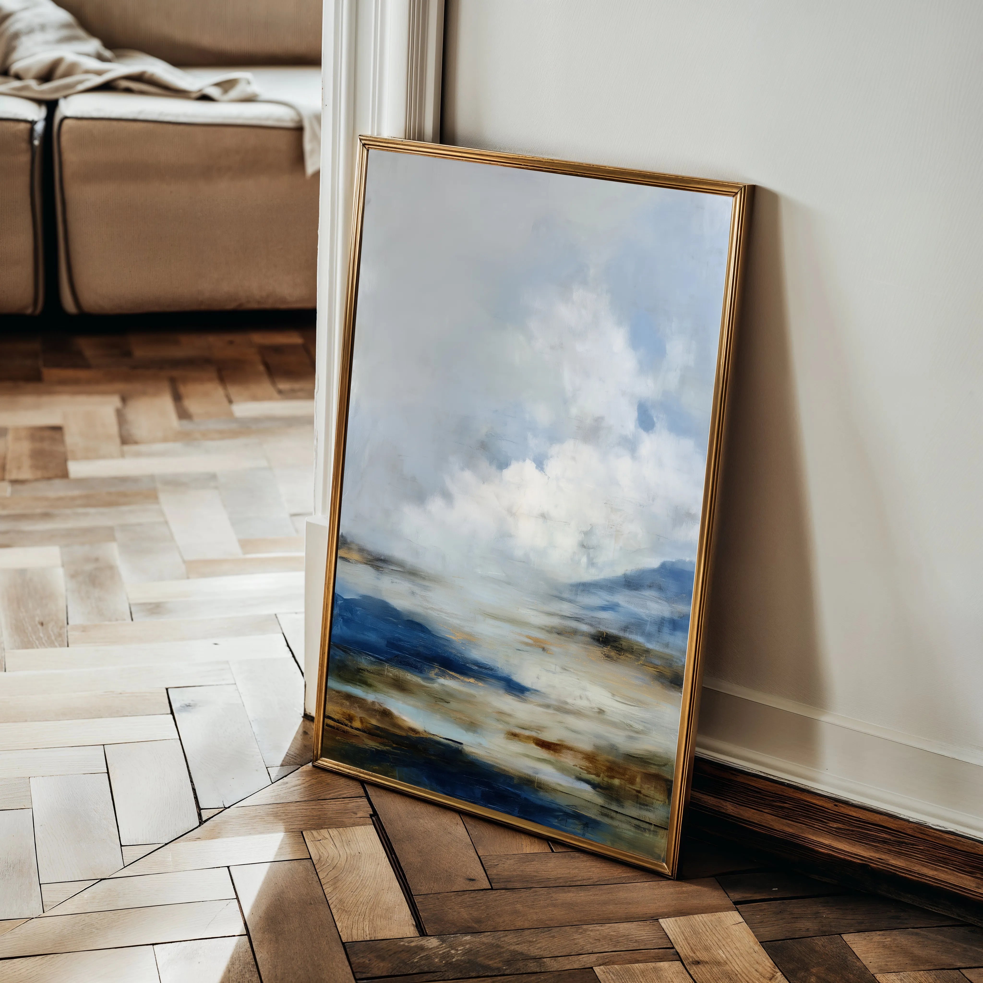 Abstract 1953 Canvas Art 18" x 24" / 45 x 60 cm / Black