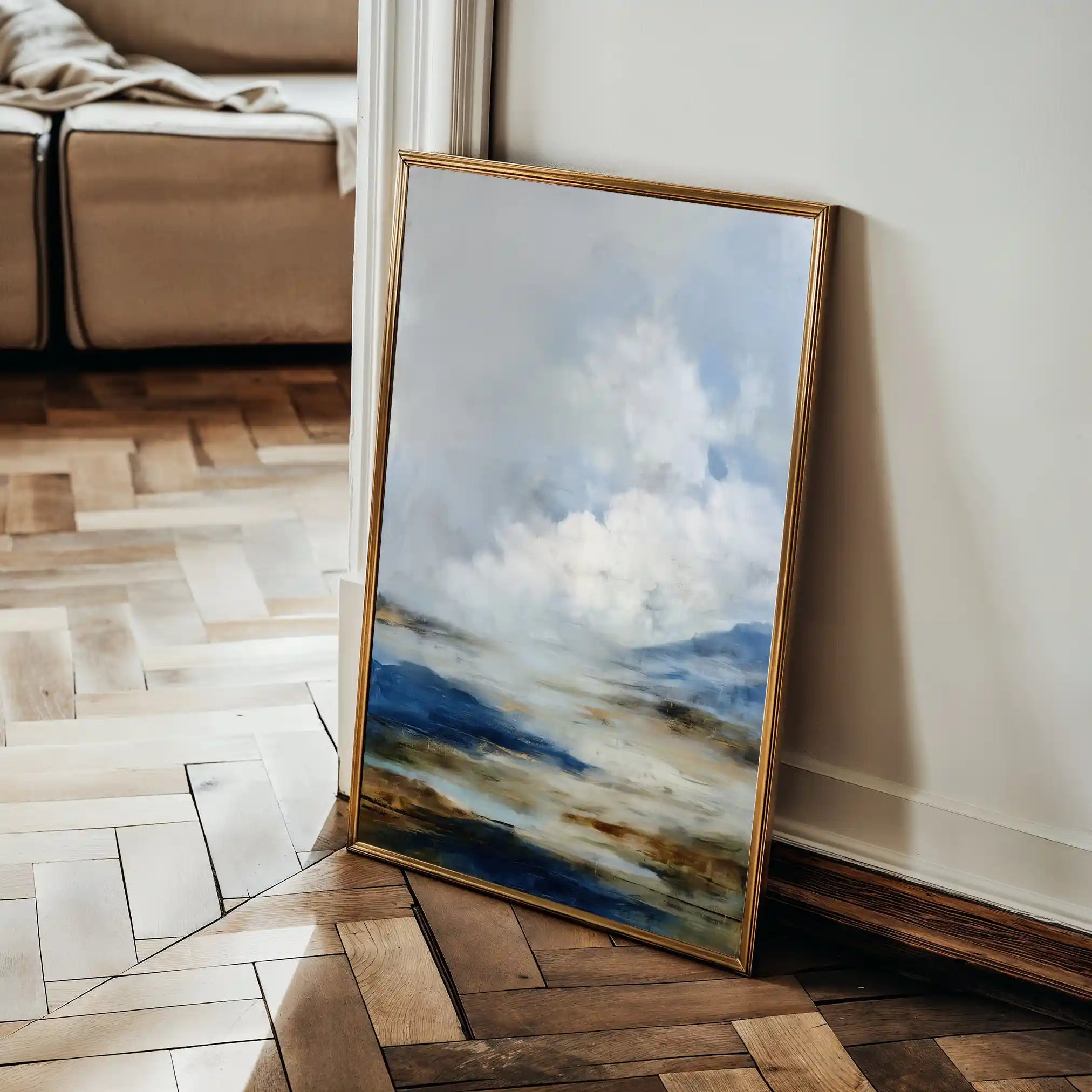 Abstract 1953 Canvas Art 60 x 40 cm / Black