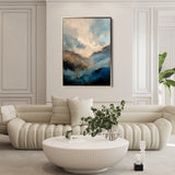 Abstract 1954 Canvas Art 18" x 24" / 45 x 60 cm / Black