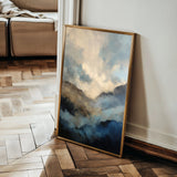 Abstract 1954 Canvas Art 18" x 24" / 45 x 60 cm / Black