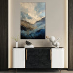 Abstract 1954 Canvas Art 18" x 24" / 45 x 60 cm / Black