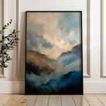 Abstract 1954 Canvas Art 60 x 40 cm / Black