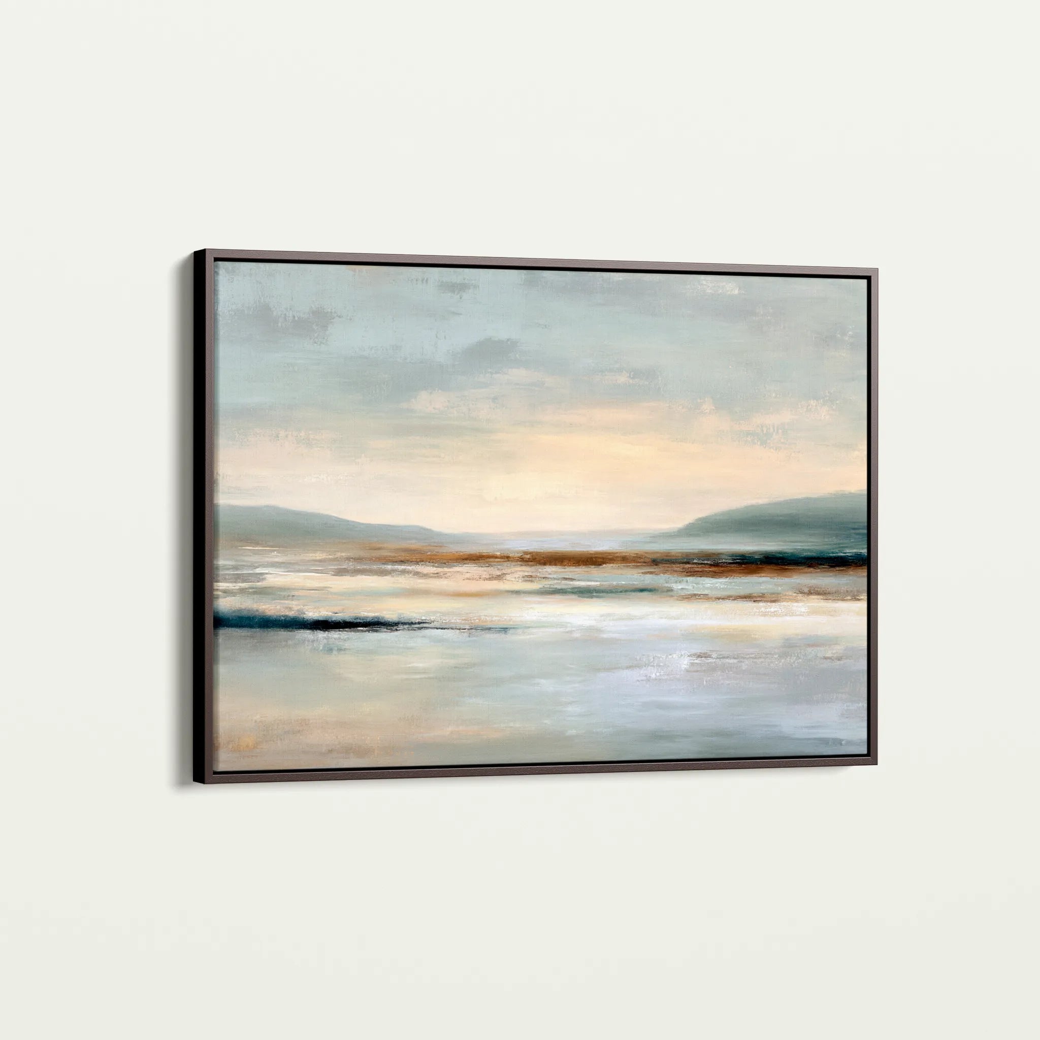 Abstract 1957 Canvas Art 18" x 24" / 45 x 60 cm / Black