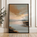 Abstract 1959 Canvas Art 18" x 24" / 45 x 60 cm / Black