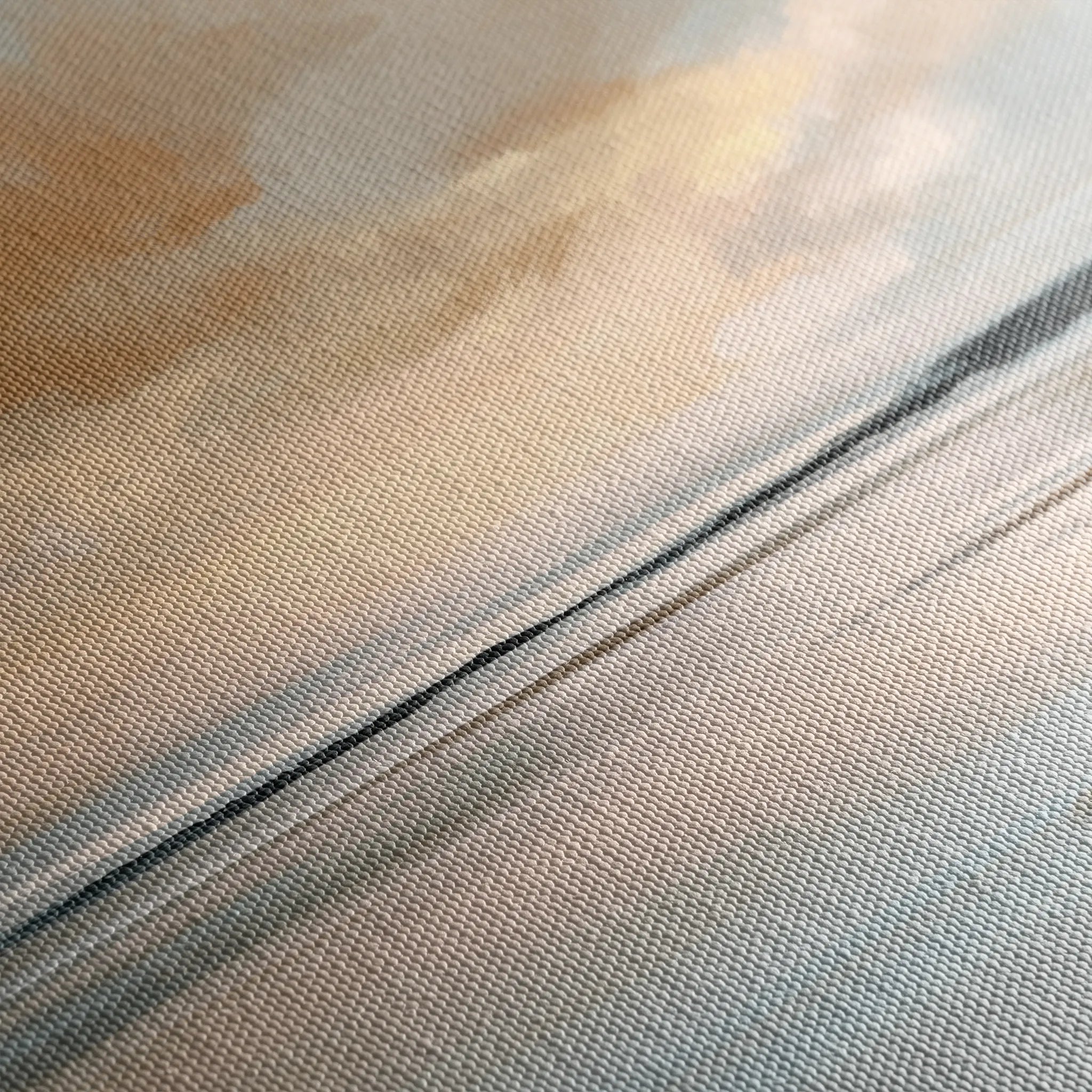 Abstract 1959 Canvas Art 18" x 24" / 45 x 60 cm / Black