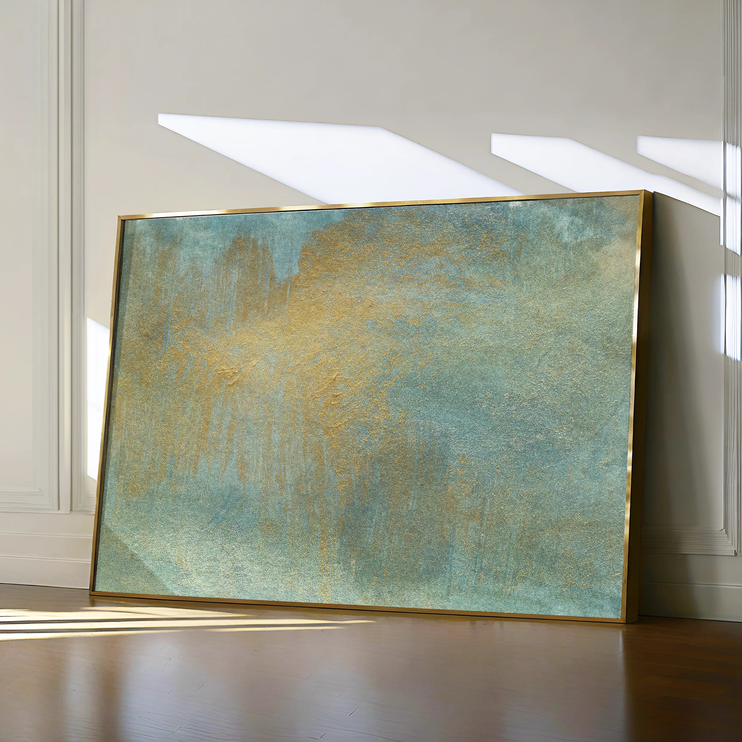 Abstract 196 Canvas Art 18" x 24" / 45 x 60 cm / Black