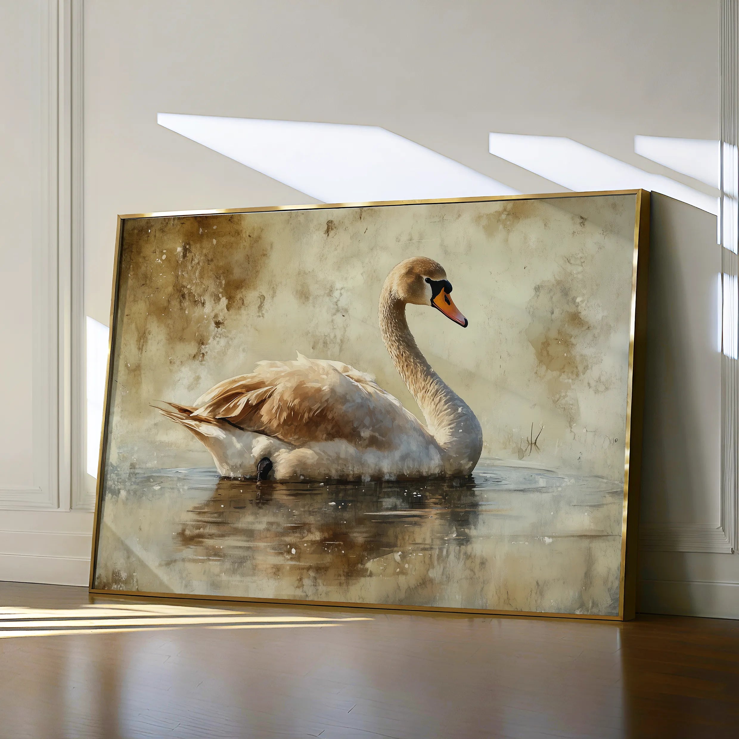 Animals 196 Canvas Art 18" x 24" / 45 x 60 cm / Black