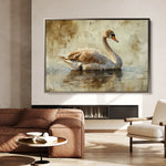Animals 196 Canvas Art 18" x 24" / 45 x 60 cm / Black