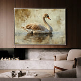 Animals 196 Canvas Art 18" x 24" / 45 x 60 cm / Black
