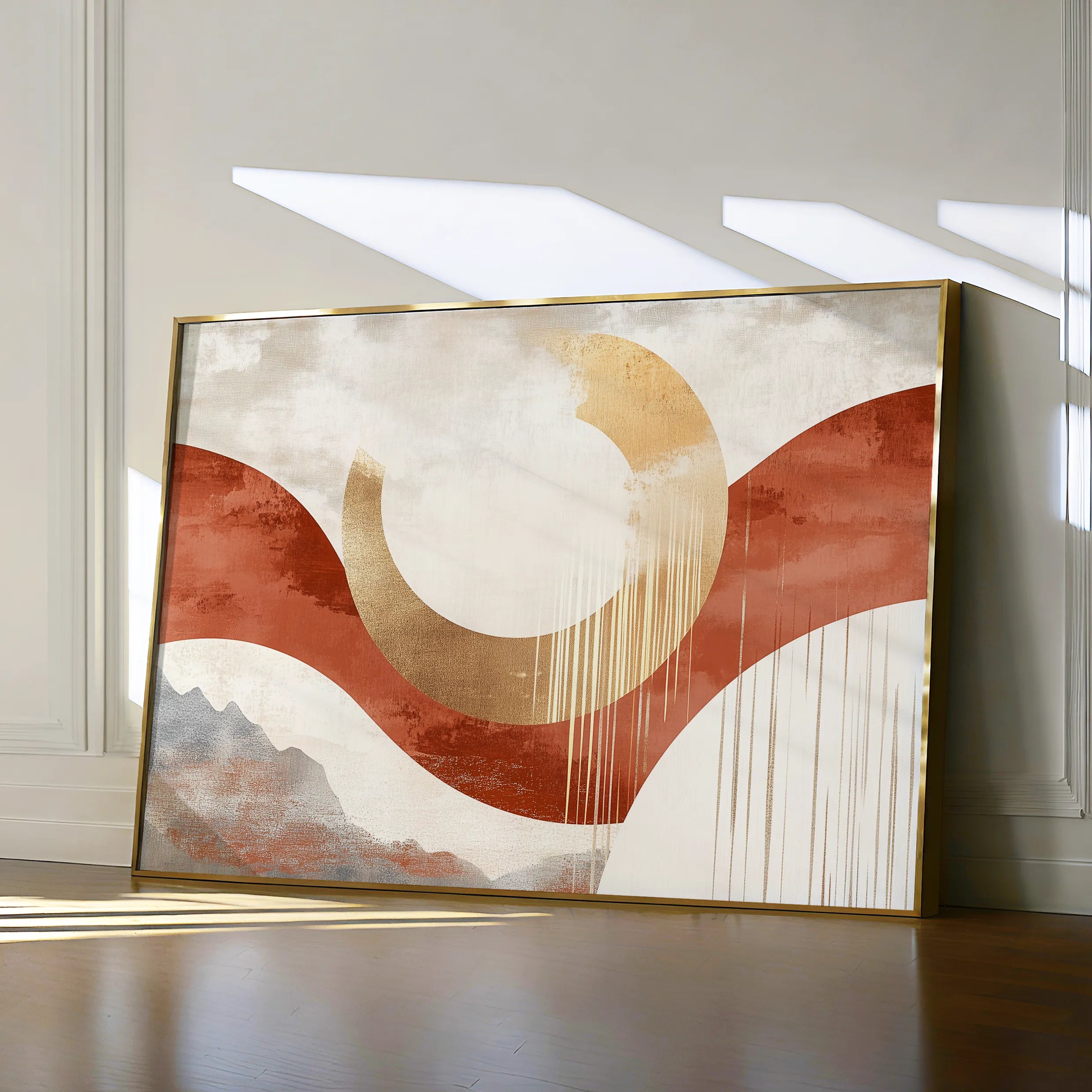Boho 196 Canvas Art 18" x 24" / 45 x 60 cm / Black