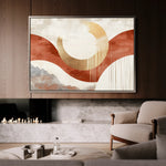 Boho 196 Canvas Art 18" x 24" / 45 x 60 cm / Black