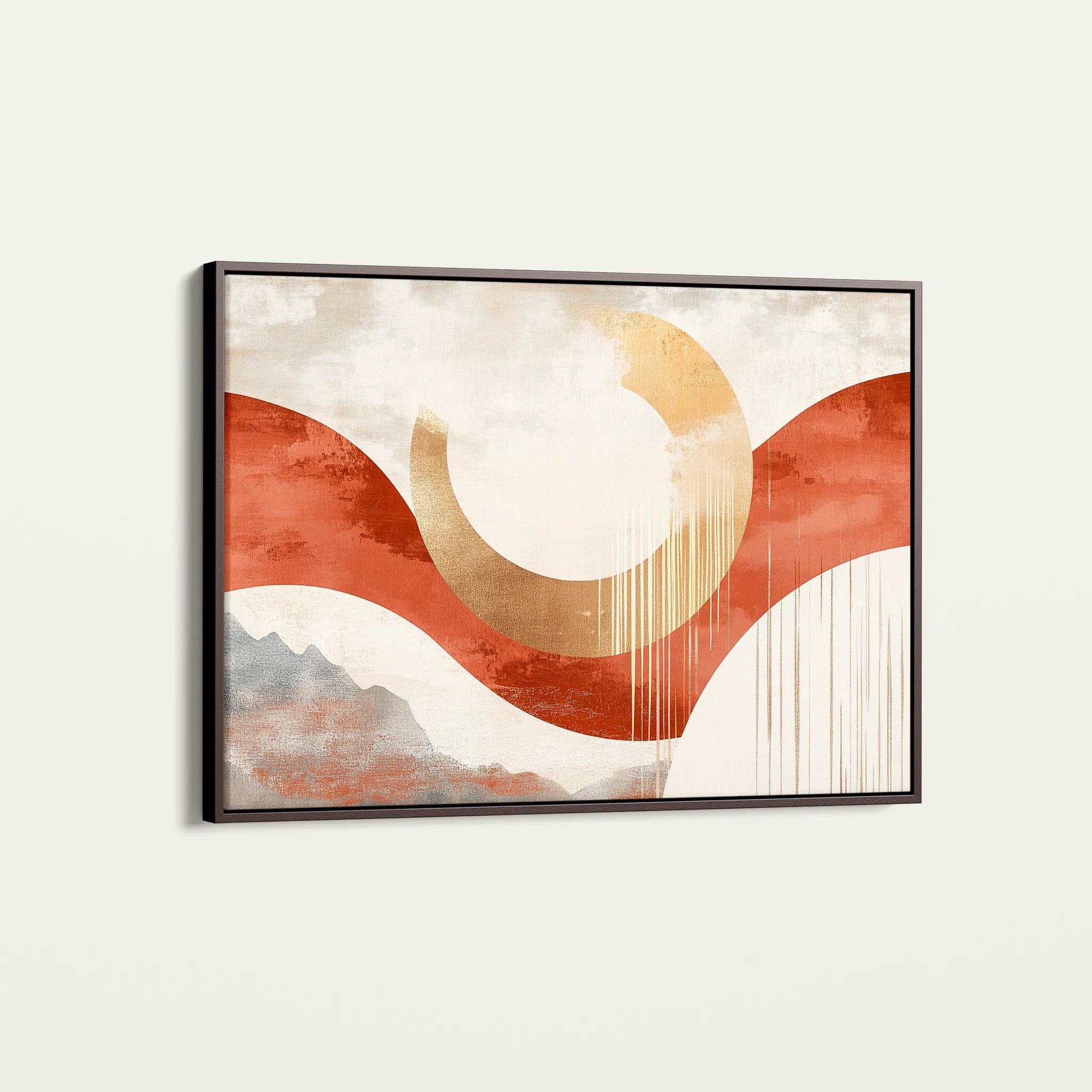 Boho 196 Canvas Art 18" x 24" / 45 x 60 cm / Black