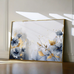 Floral 196 Canvas Art 60 x 40 cm / Black
