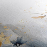 Floral 196 Canvas Art 60 x 40 cm / Black