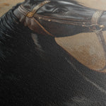 Horses 196 Canvas Art 18" x 24" / 45 x 60 cm / Black