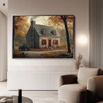 Landscape 196 Canvas Art 18" x 24" / 45 x 60 cm / Black