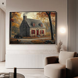 Landscape 196 Canvas Art 18" x 24" / 45 x 60 cm / Black