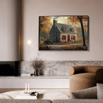 Landscape 196 Canvas Art 18" x 24" / 45 x 60 cm / Black