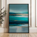 Abstract 1960 Canvas Art 18" x 24" / 45 x 60 cm / Black