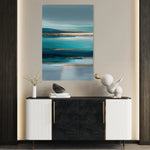 Abstract 1960 Canvas Art 18" x 24" / 45 x 60 cm / Black