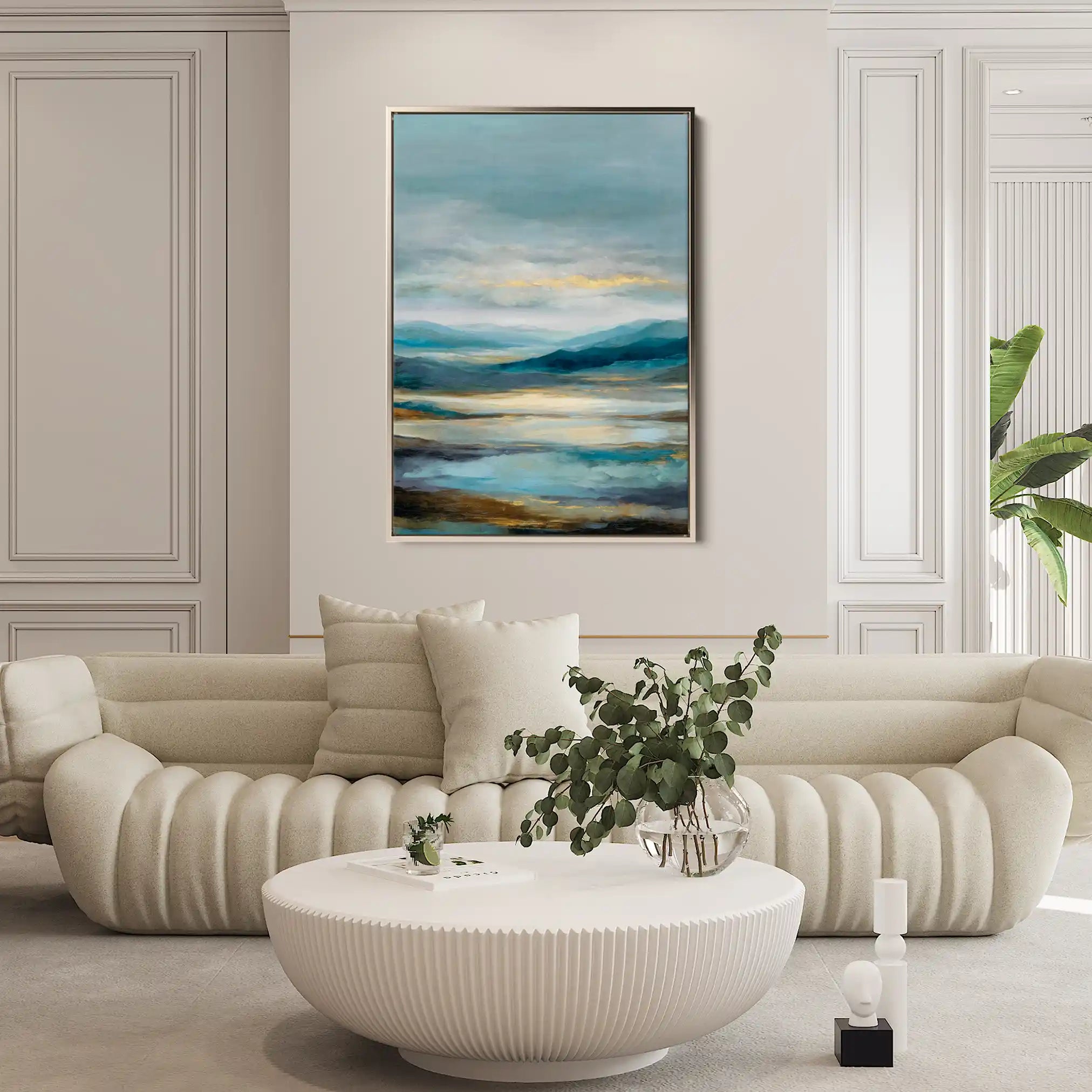 Abstract 1961 Canvas Art 60 x 40 cm / Black