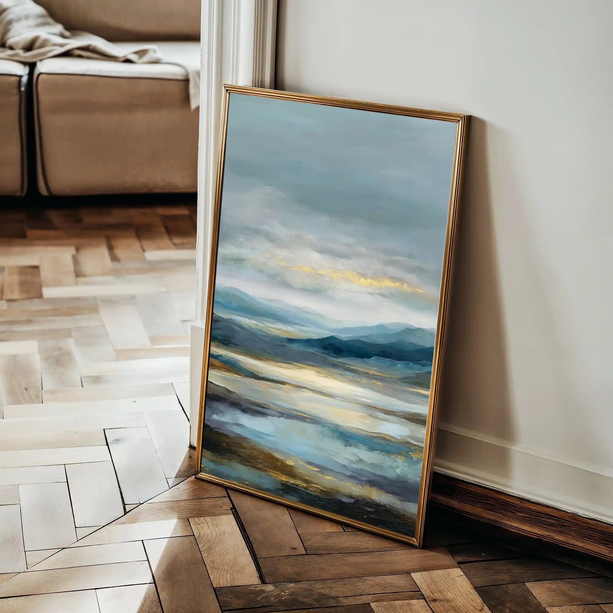Abstract 1961 Canvas Art 60 x 40 cm / Black