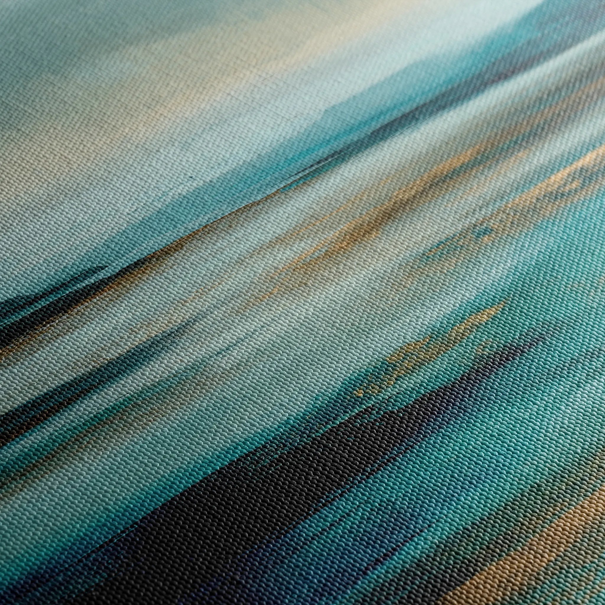 Abstract 1962 Canvas Art 18" x 24" / 45 x 60 cm / Black