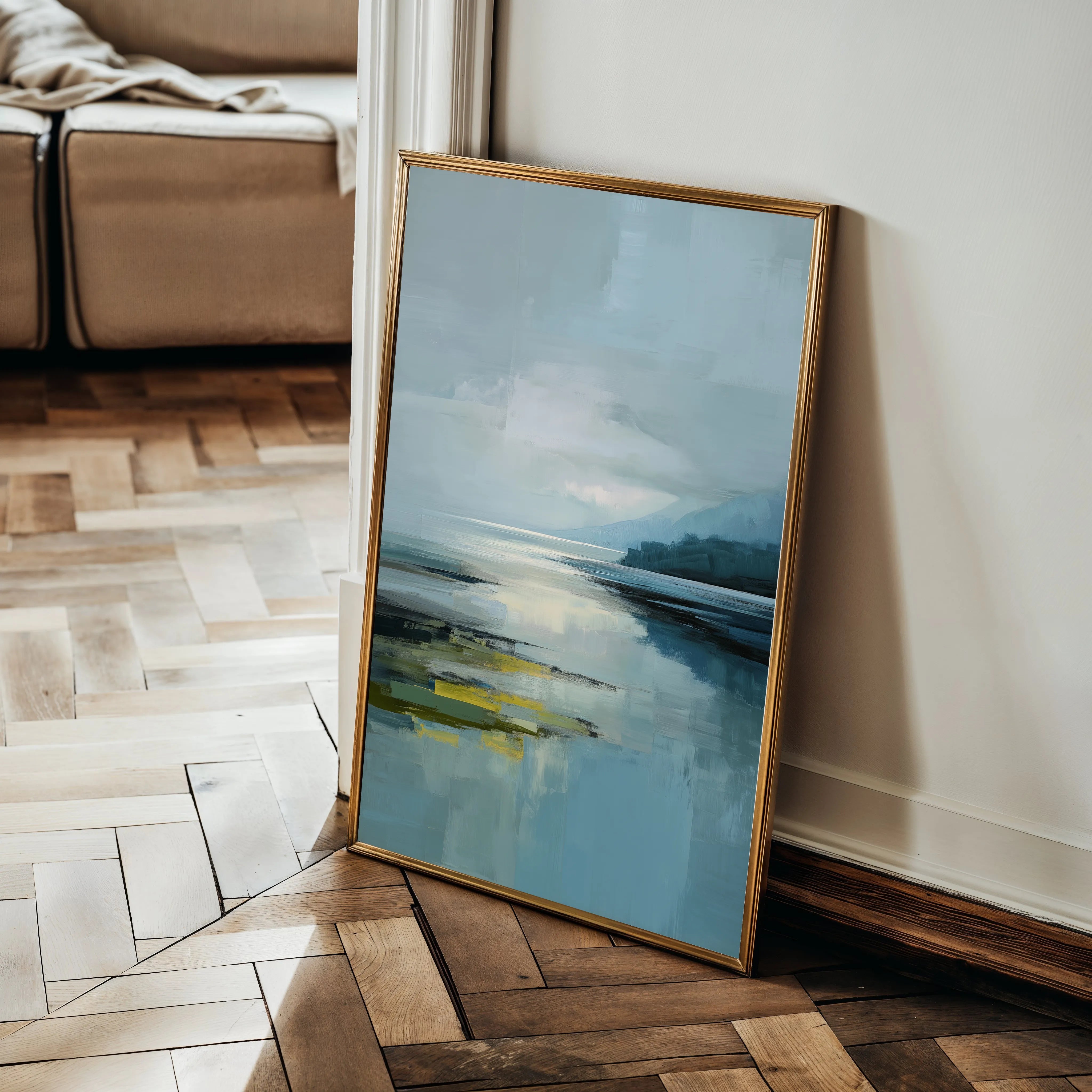 Abstract 1963 Canvas Art 18" x 24" / 45 x 60 cm / Black