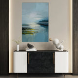 Abstract 1963 Canvas Art 18" x 24" / 45 x 60 cm / Black