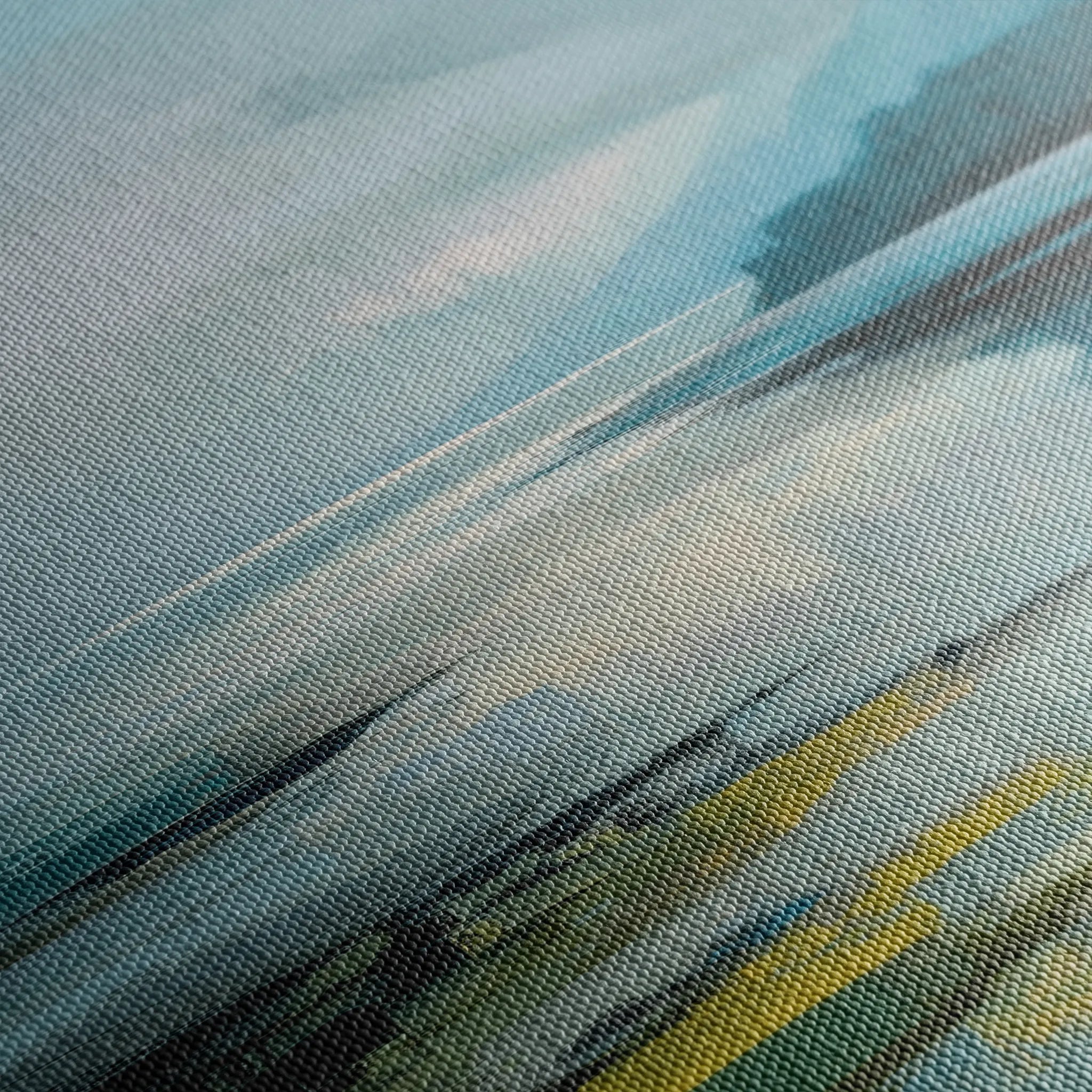 Abstract 1963 Canvas Art 18" x 24" / 45 x 60 cm / Black