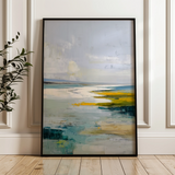 Abstract 1965 Canvas Art 18" x 24" / 45 x 60 cm / Black