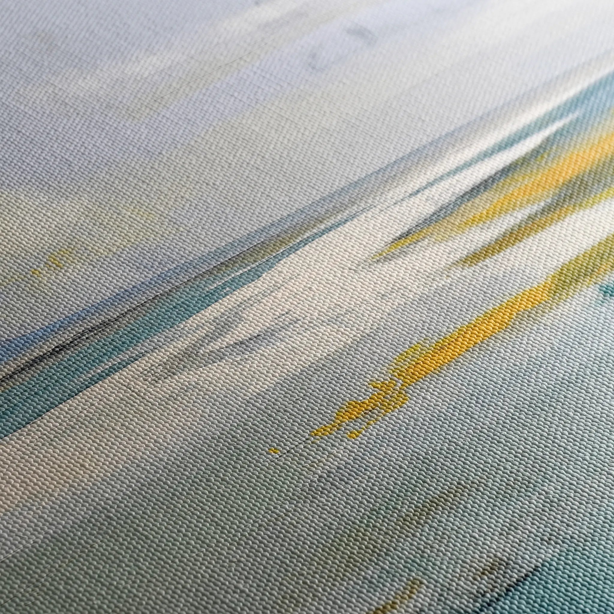 Abstract 1965 Canvas Art 18" x 24" / 45 x 60 cm / Black