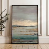 Abstract 1966 Canvas Art 18" x 24" / 45 x 60 cm / Black