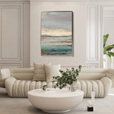 Abstract 1966 Canvas Art 18" x 24" / 45 x 60 cm / Black