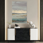 Abstract 1966 Canvas Art 18" x 24" / 45 x 60 cm / Black