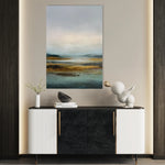 Abstract 1967 Canvas Art 18" x 24" / 45 x 60 cm / Black