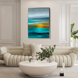 Abstract 1968 Canvas Art 18" x 24" / 45 x 60 cm / Black