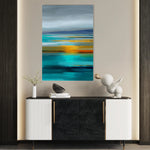 Abstract 1968 Canvas Art 18" x 24" / 45 x 60 cm / Black