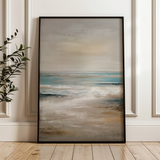 Abstract 1969 Canvas Art 18" x 24" / 45 x 60 cm / Black