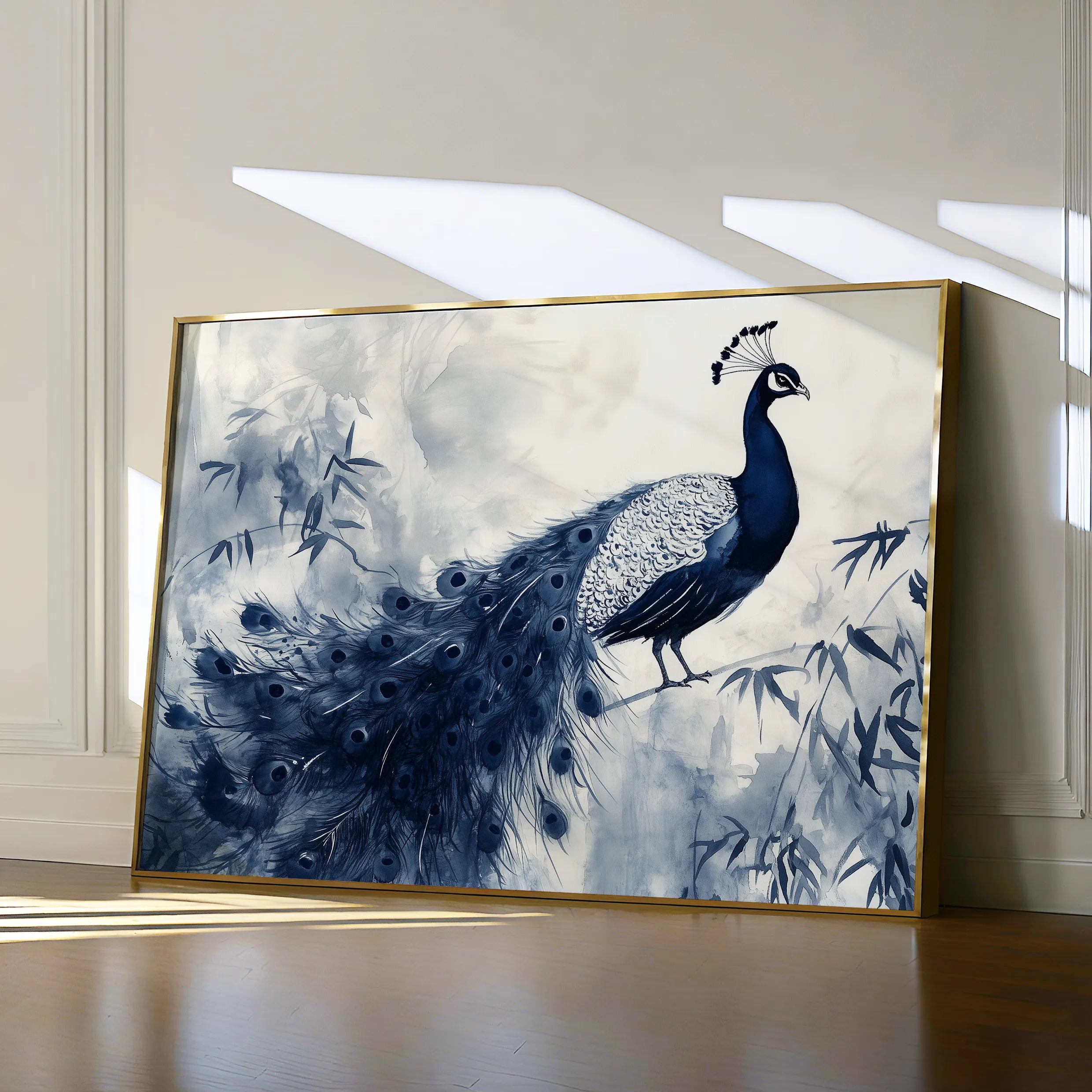Animals 197 Canvas Art 18" x 24" / 45 x 60 cm / Black