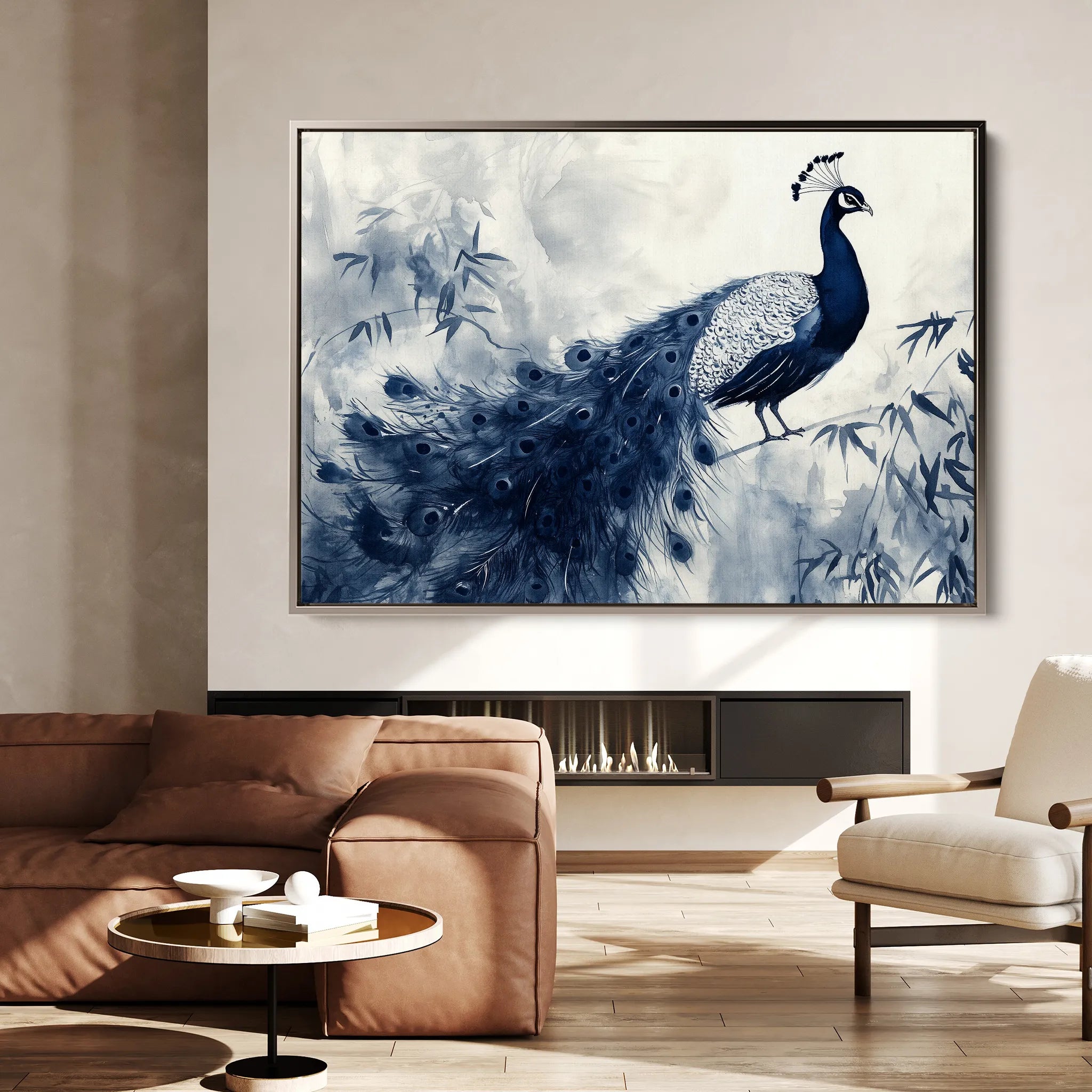 Animals 197 Canvas Art 18" x 24" / 45 x 60 cm / Black