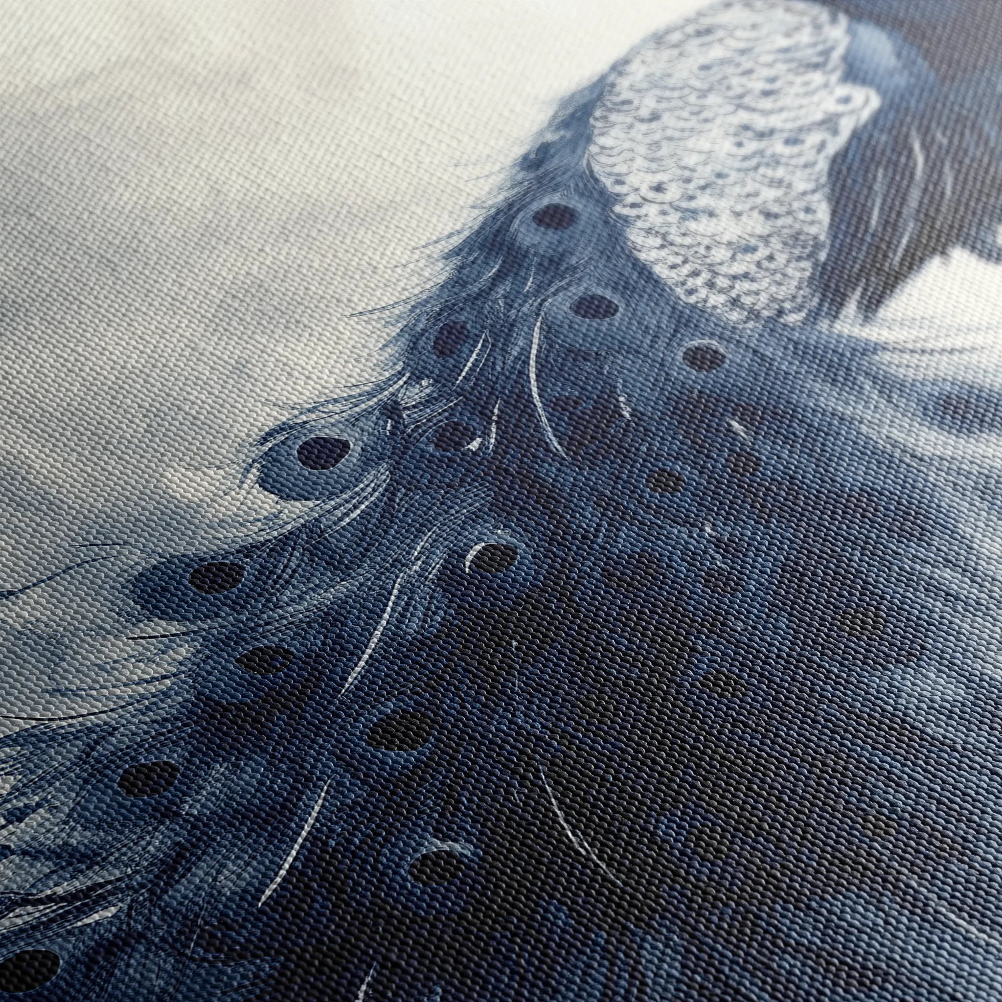 Animals 197 Canvas Art 18" x 24" / 45 x 60 cm / Black