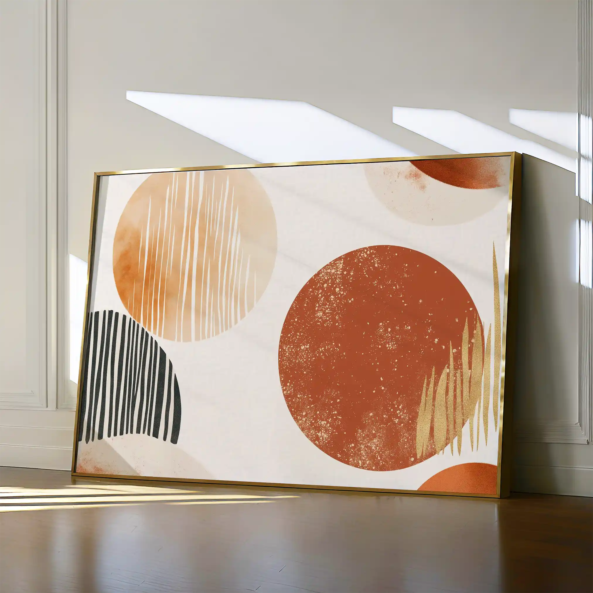 Boho 197 Canvas Art 60 x 40 cm / Black