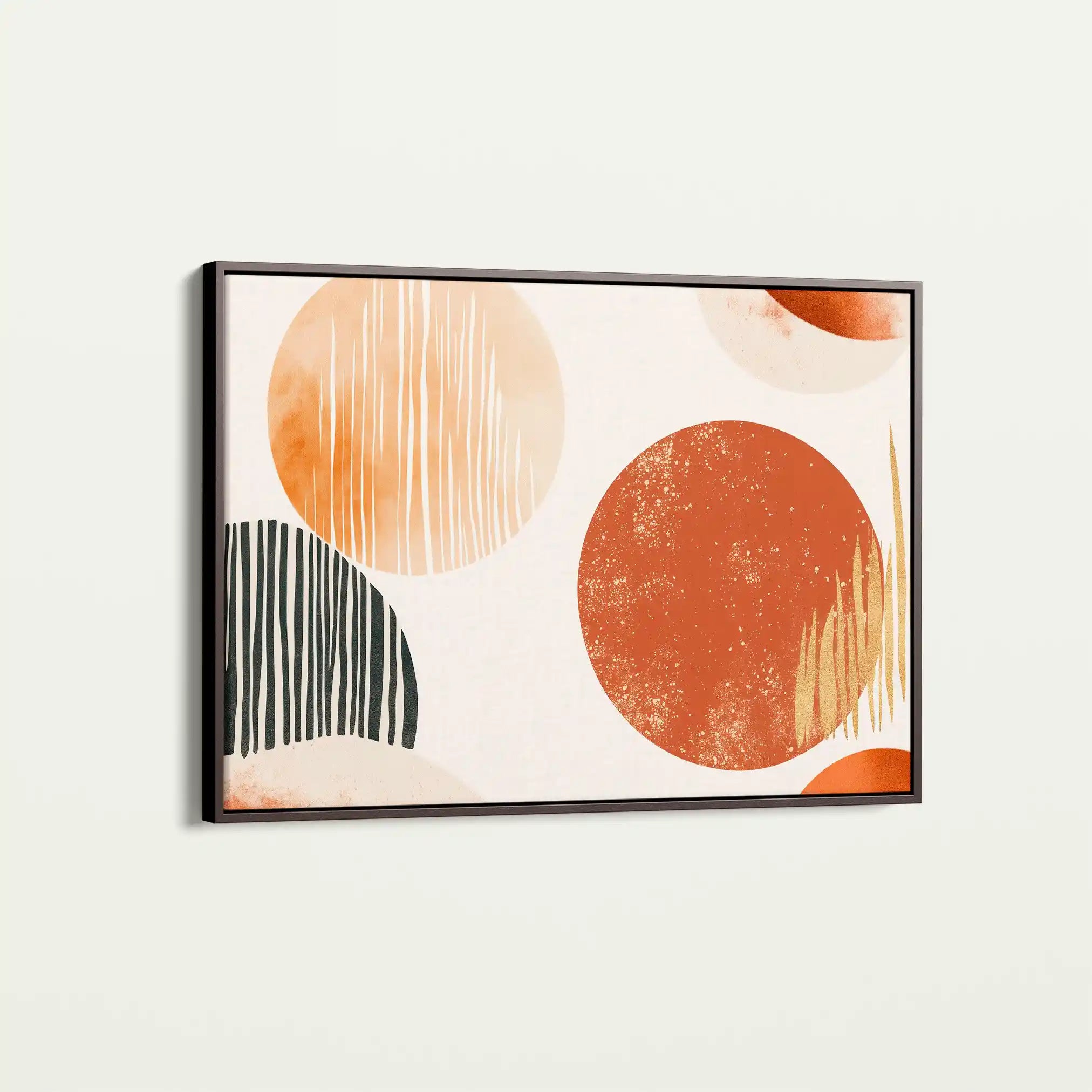 Boho 197 Canvas Art 60 x 40 cm / Black