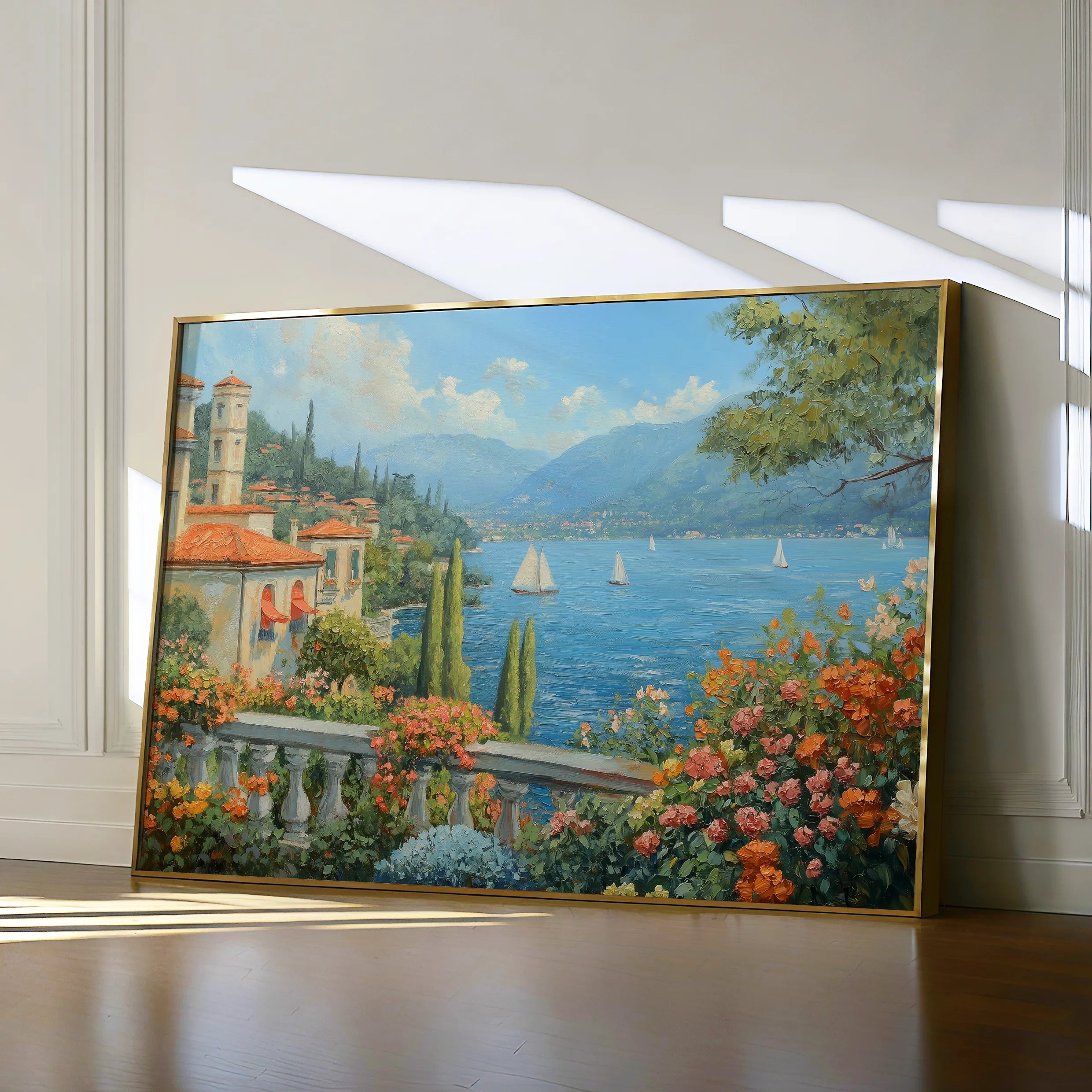 Landscape 197 Canvas Art 18" x 24" / 45 x 60 cm / Black
